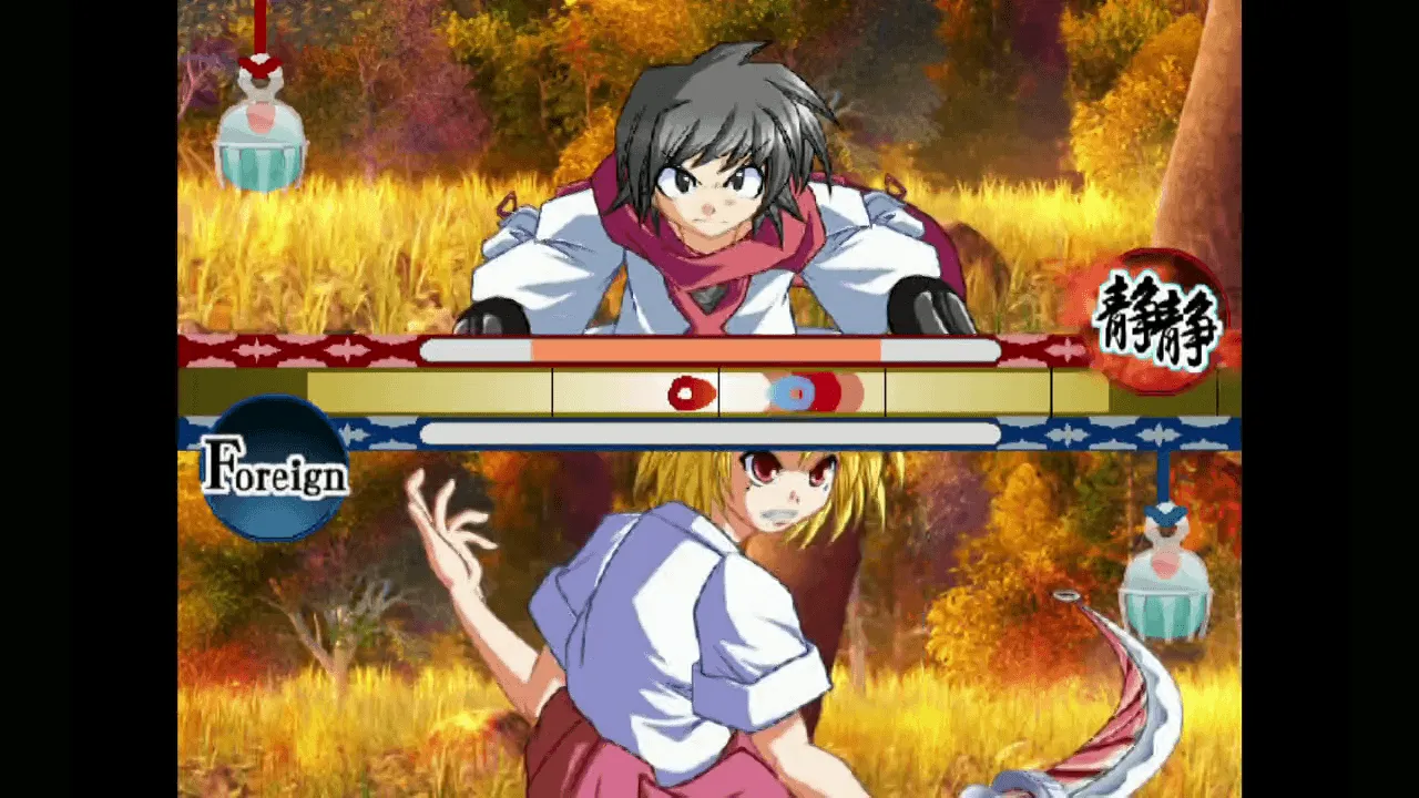 『四季の狂剣』のゲーム画面