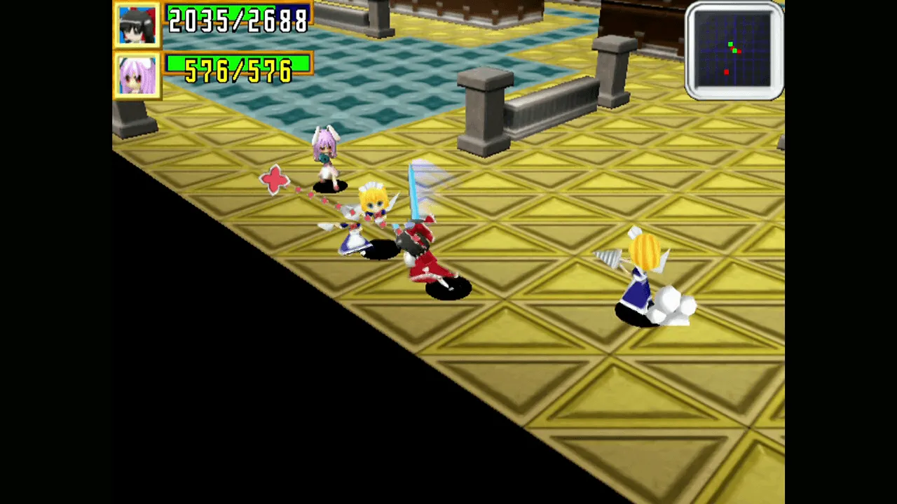 『東方ディアブロ トレジャーハンターG』のゲーム画面