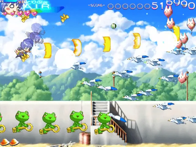 『エアレイドエア』のゲーム画面