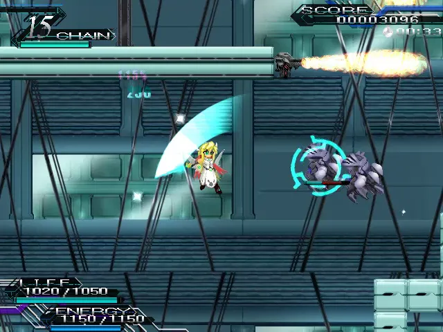 『リーサルクライシス』のゲーム画面