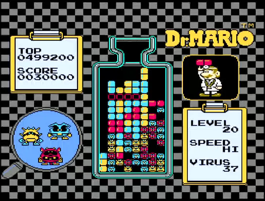 Dr.MARIO (ドクターマリオ) 【ゲーム備忘録】 | ゲーム＊やおよろず Retro