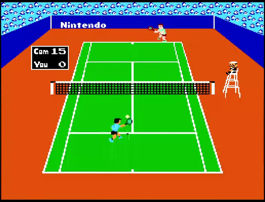 『テニス』のゲーム画面