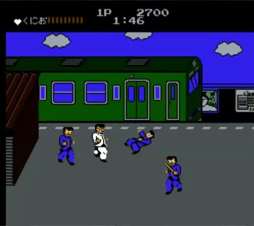 『熱血硬派くにおくん』のゲーム画面