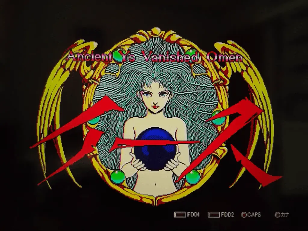 『イースI』のゲーム画面