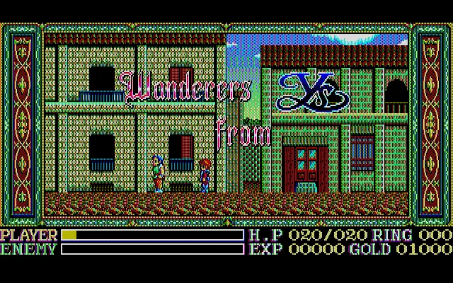 『イース3』のゲーム画面