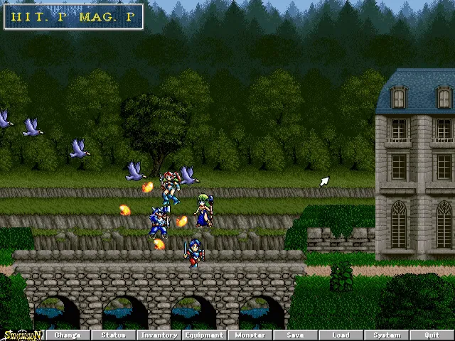 『ソーサリアンフォーエバー』のゲーム画面