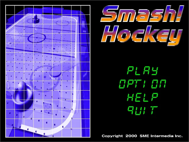 『ショックプライス500 スマッシュホッケー』のゲーム画面