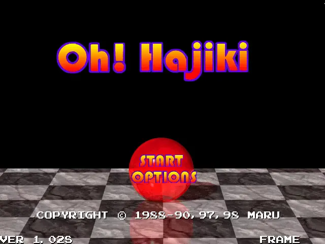 『Oh!Hajiki』のゲーム画面