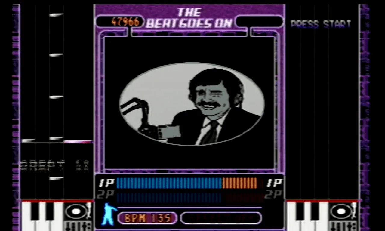 『ビートマニア 4thMIX』のゲーム画面