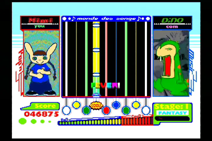 『ポップンミュージック』のゲーム画面