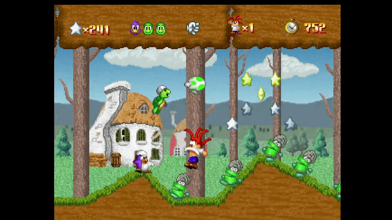 『ハーミィホッパーヘッド』のゲーム画面