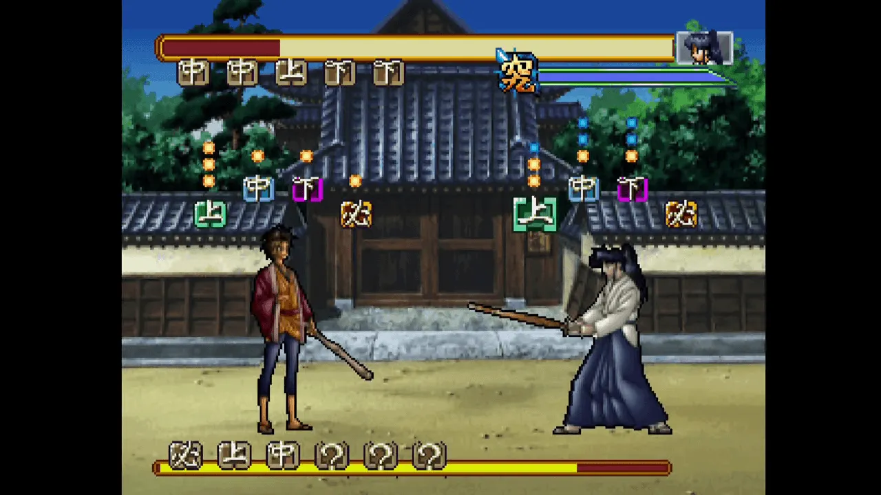 『るろうに剣心 十勇士陰謀編』のゲーム画面