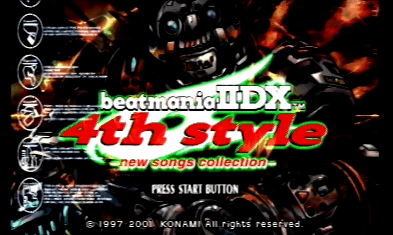 『ビートマニアIIDX 4th style』のゲーム画面