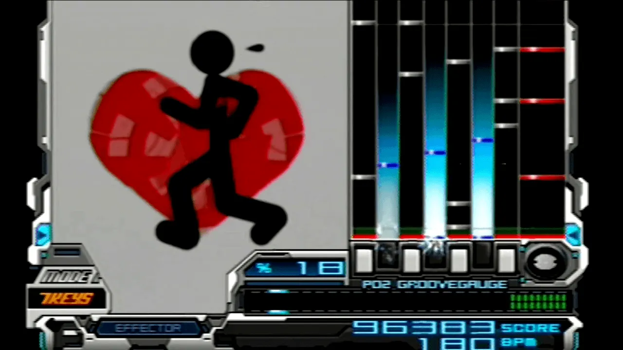 『ビートマニアIIDX 8th style』のゲーム画面