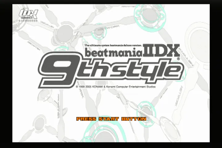 『ビートマニアIIDX 9th style』のゲーム画面