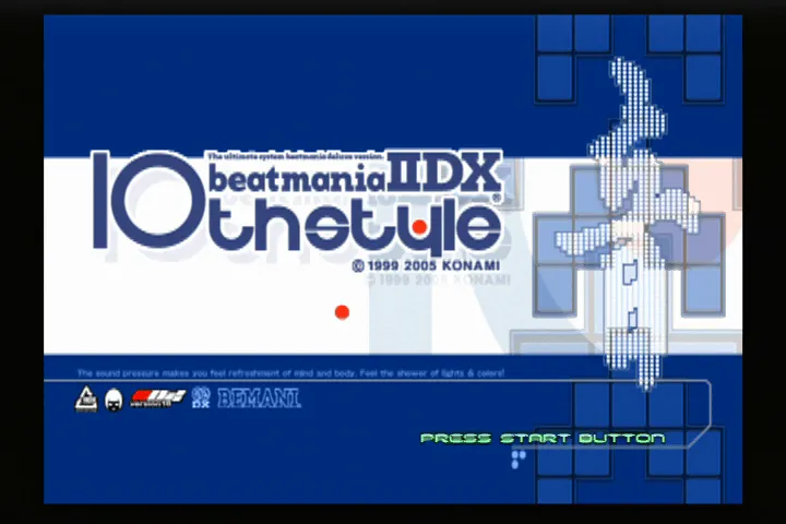 『ビートマニアIIDX 10th style』のゲーム画面