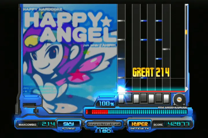 『ビートマニアIIDX12』のゲーム画面