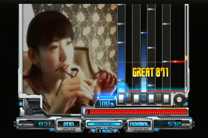 『ビートマニアIIDX13』のゲーム画面