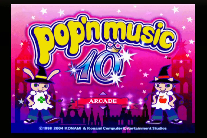 『ポップンミュージック10』のゲーム画面