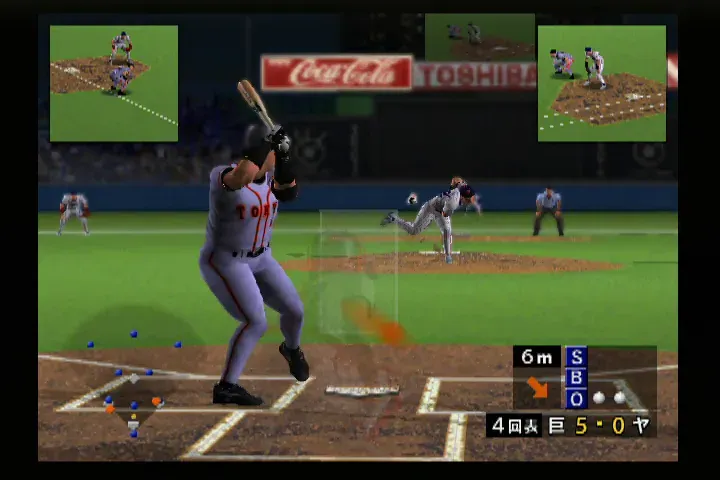 『劇空間プロ野球』のゲーム画面