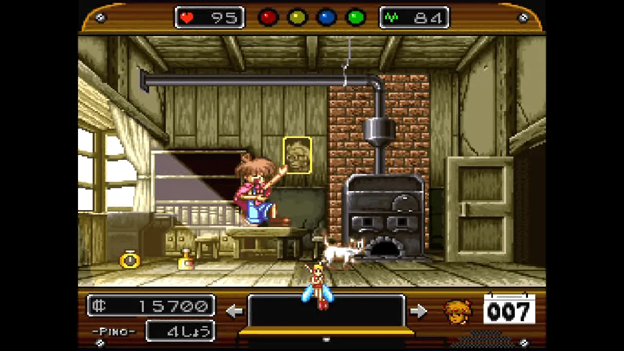 『ワンダープロジェクトJ』のゲーム画面