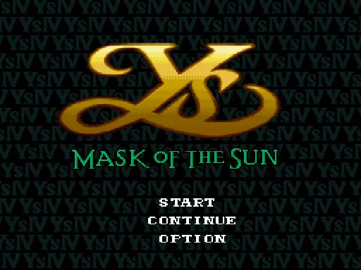 『イース4 MASK OF THE SUN』のゲーム画面