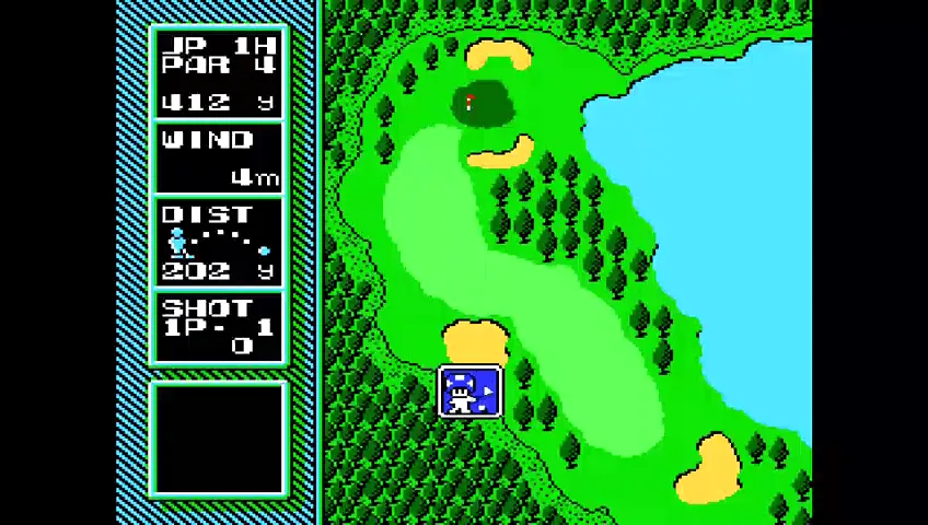 『マリオオープンゴルフ』のゲーム画面