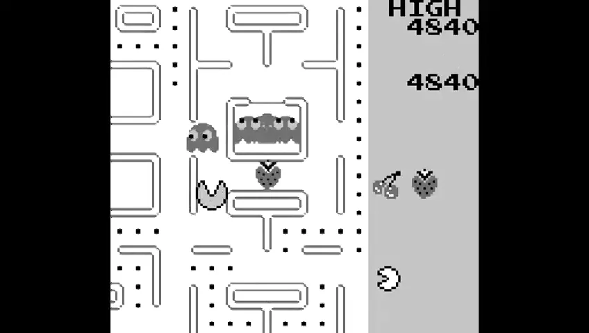 『パックマン』のゲーム画面