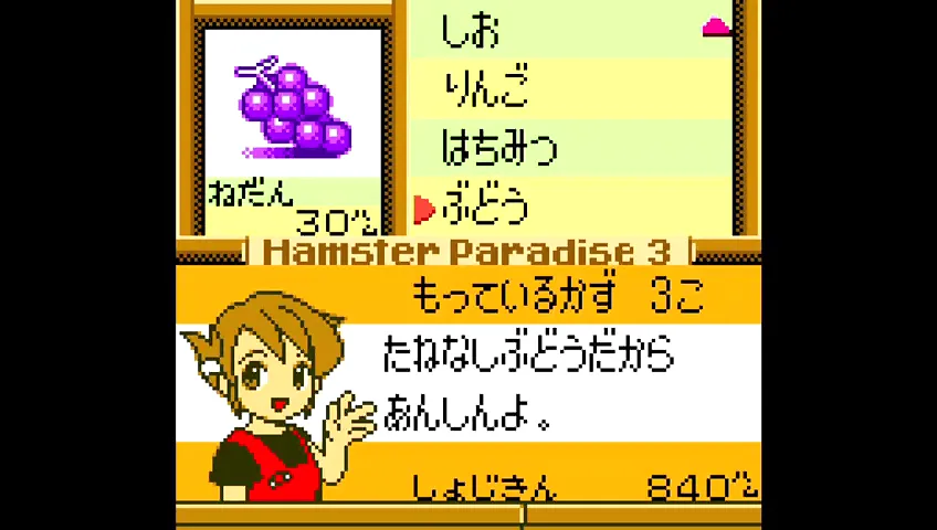 『ハムスターパラダイス3』のゲーム画面