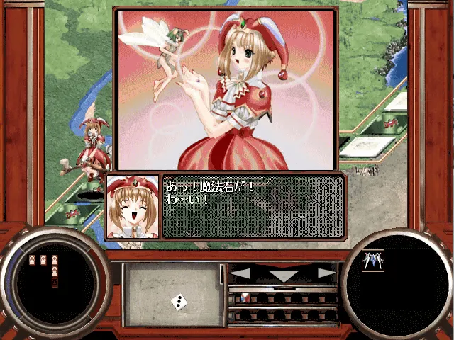 『魔法少女大作戦 あつめて☆ミール』のゲーム画面
