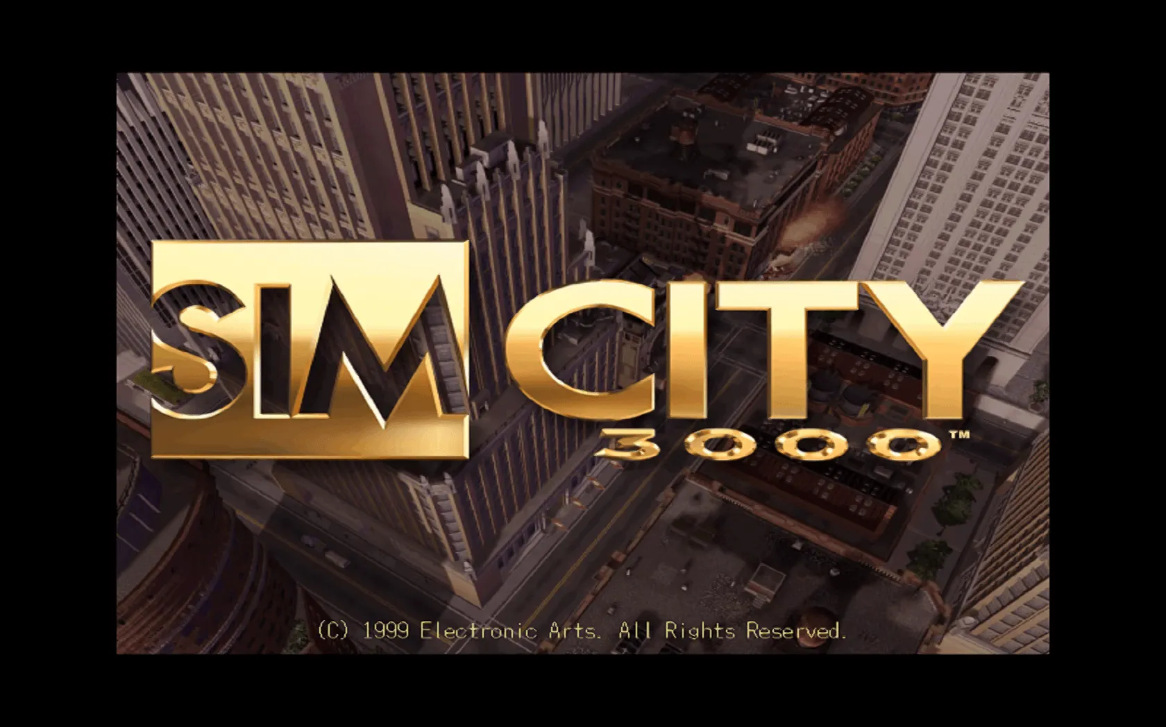 『シムシティ3000』のゲーム画面