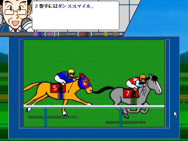 『馬なり1ハロン劇場3DX』のゲーム画面