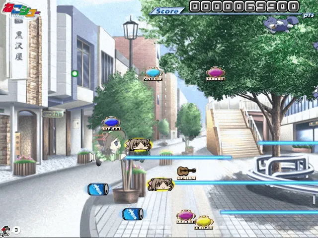 『ねこシュー』のゲーム画面