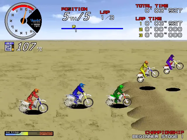 『Dirt Bike』のゲーム画面
