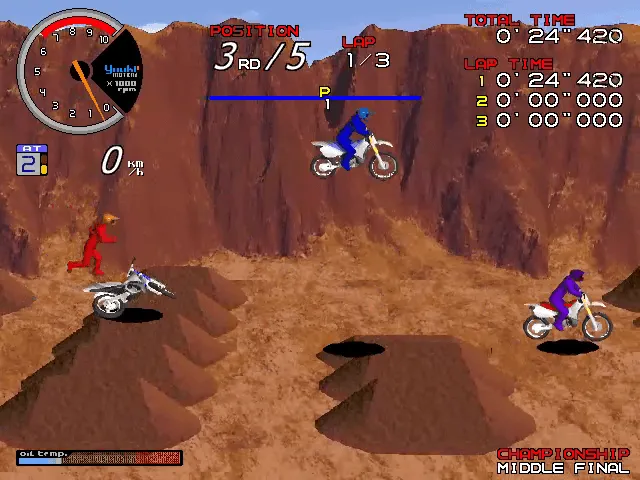 『Dirt Bike』のゲーム画面