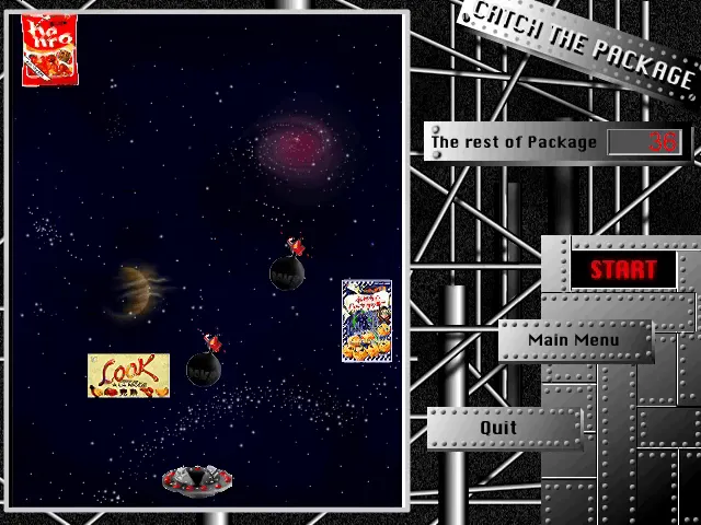 『パッケぴょん』のゲーム画面