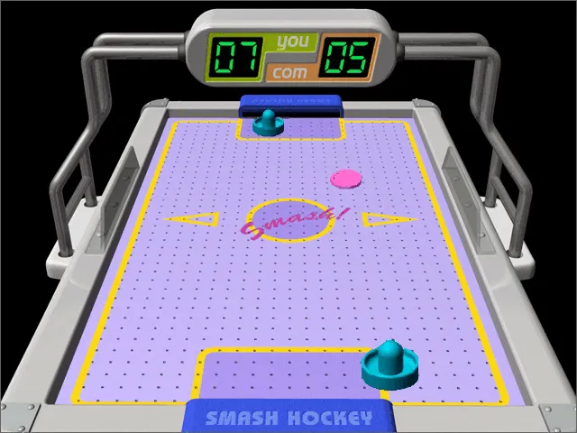 『スマッシュホッケー』のゲーム画面