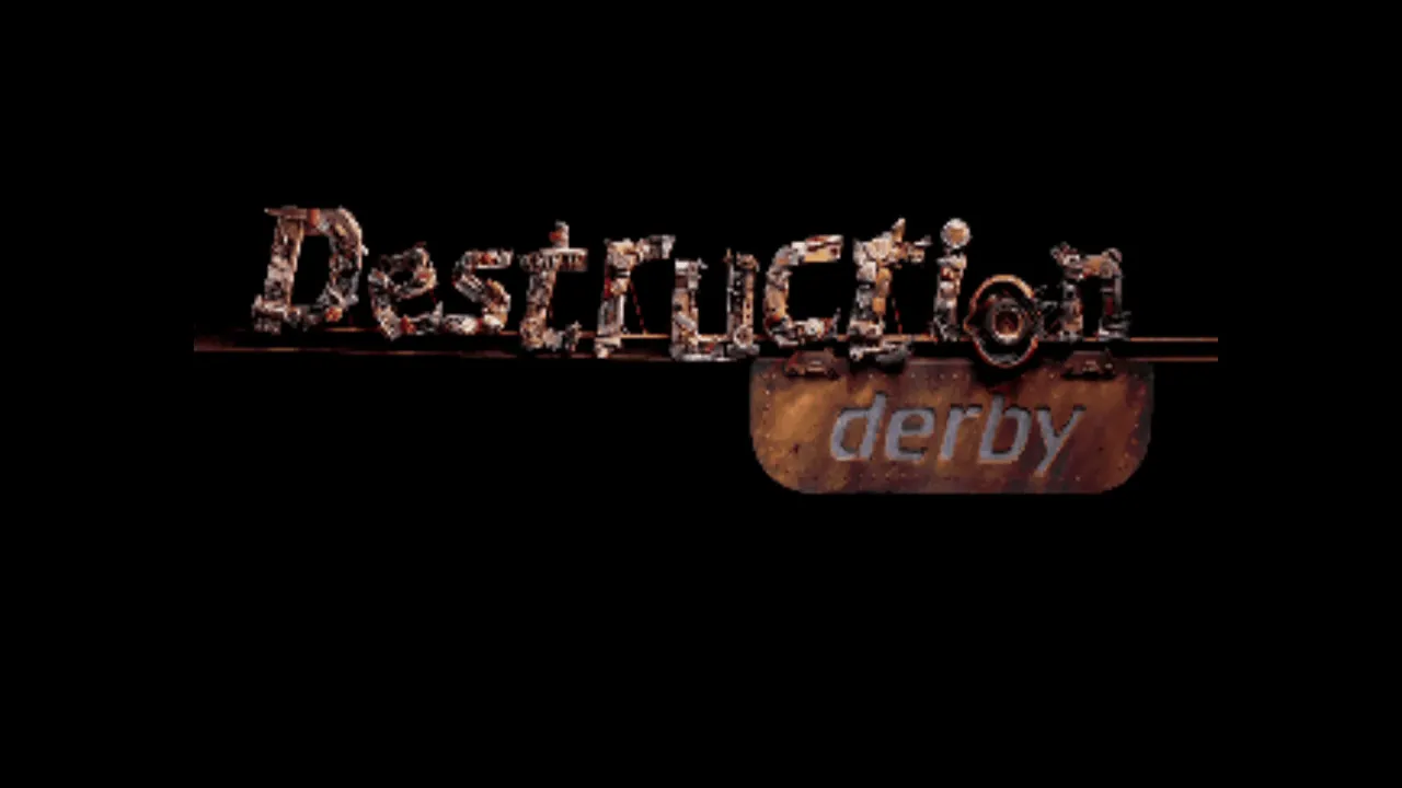 『デストラクション・ダービー』のゲーム画面