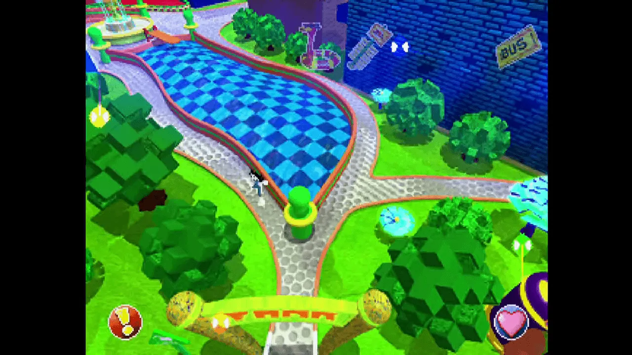 『プラネット・ドブ』のゲーム画面