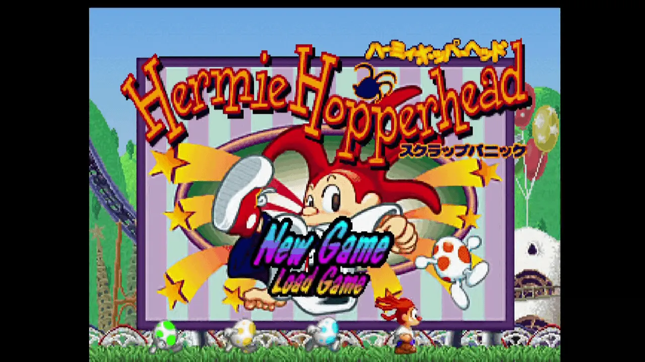 『ハーミィホッパーヘッド』のゲーム画面