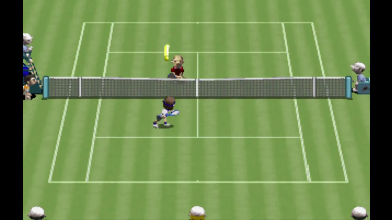 『THE テニス』のゲーム画面