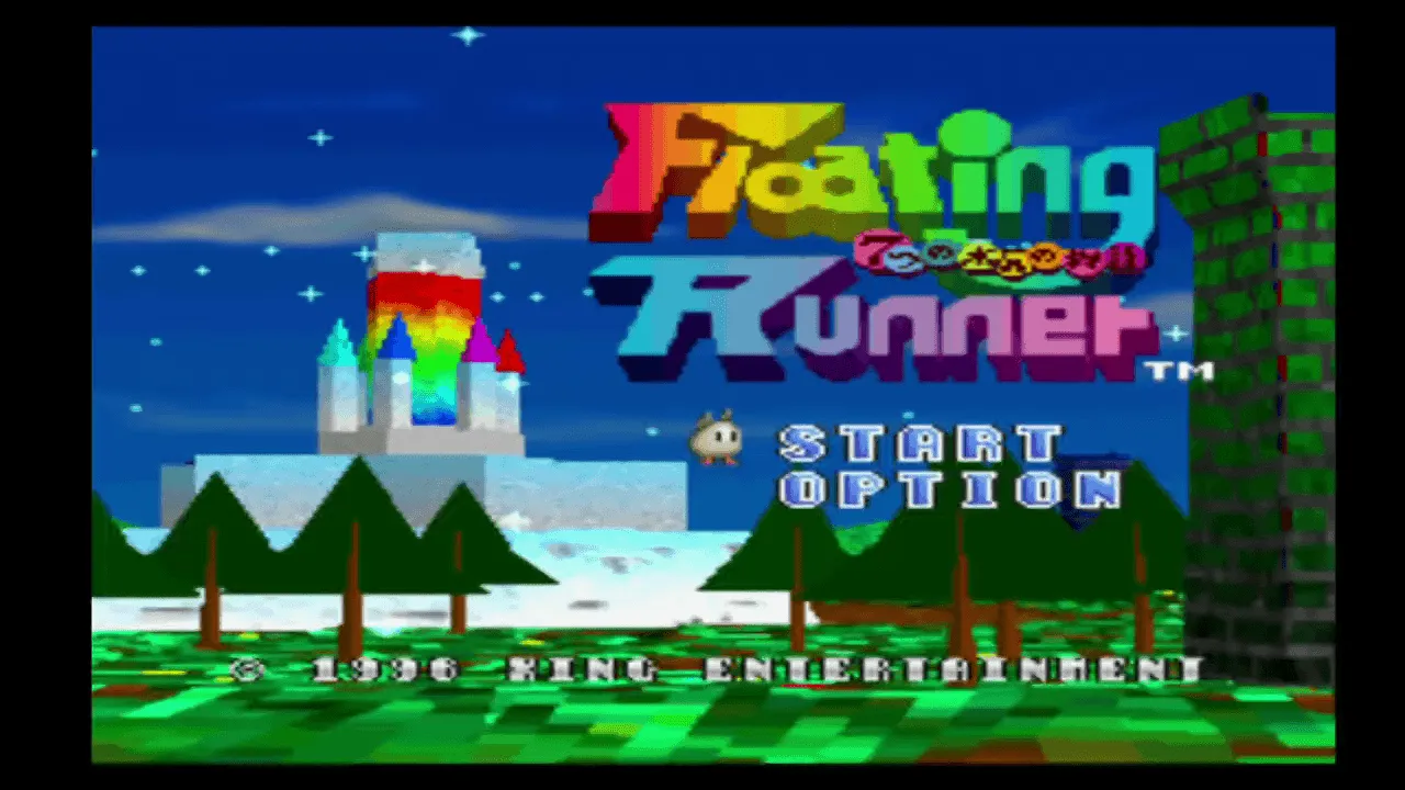 『フローティングランナー』のゲーム画面
