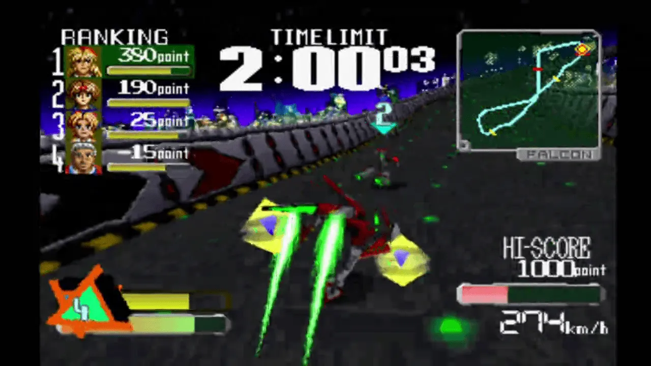 『ディフィート・ライトニング』のゲーム画面