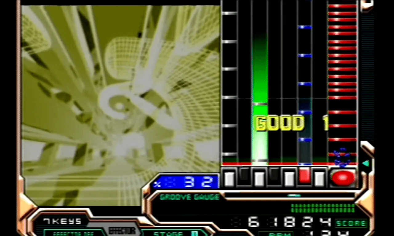 『ビートマニアIIDX 4th style』のゲーム画面