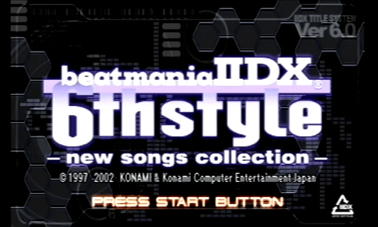 『ビートマニアIIDX 6th style』のゲーム画面