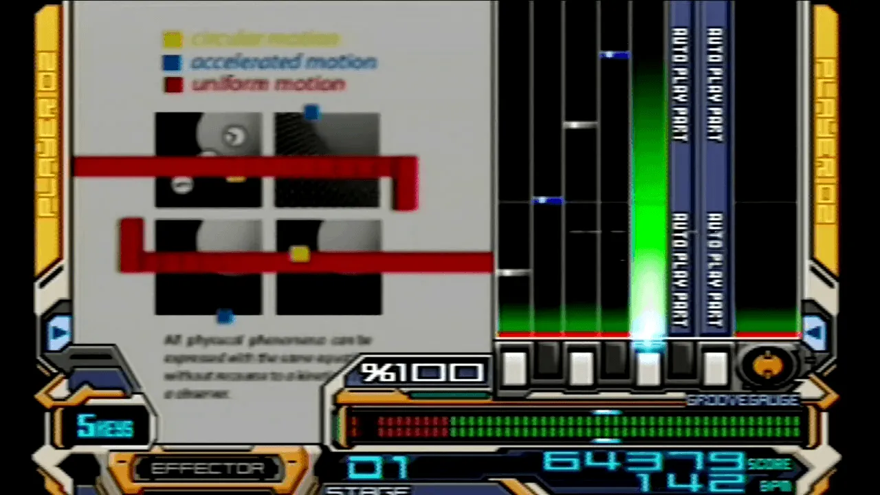 『ビートマニアIIDX 7th style』のゲーム画面