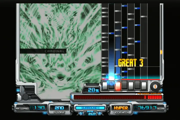 『ビートマニアIIDX13 DistorteD』のゲーム画面