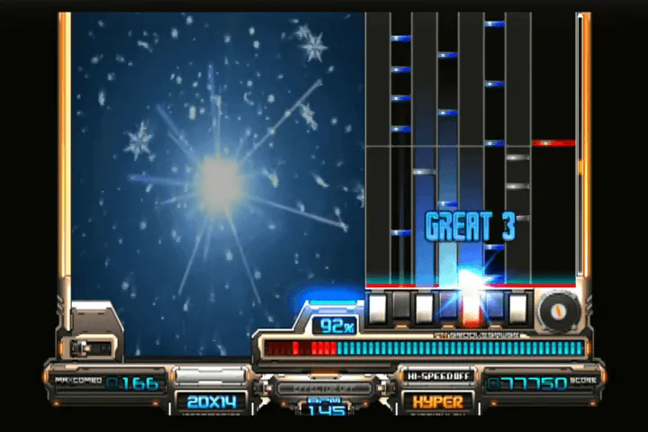 『ビートマニアIIDX14 GOLD』のゲーム画面