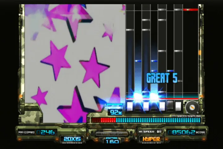 『ビートマニアIIDX15 DJ TROOPERS』のゲーム画面