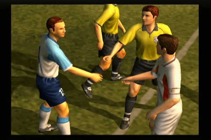 『実況ワールドサッカー2001』のゲーム画面